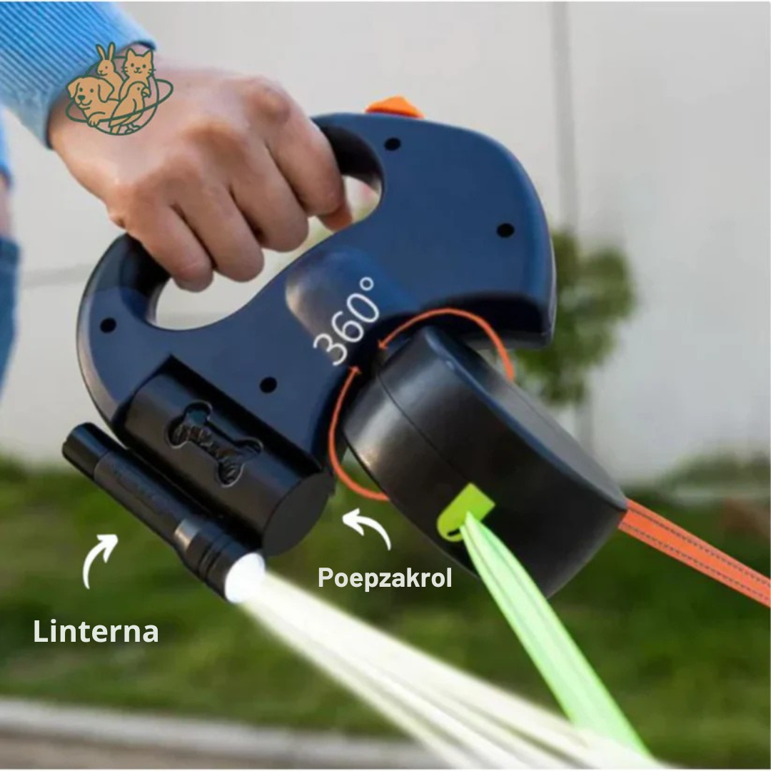 PawControl Leash – Correa Doble con Luz LED