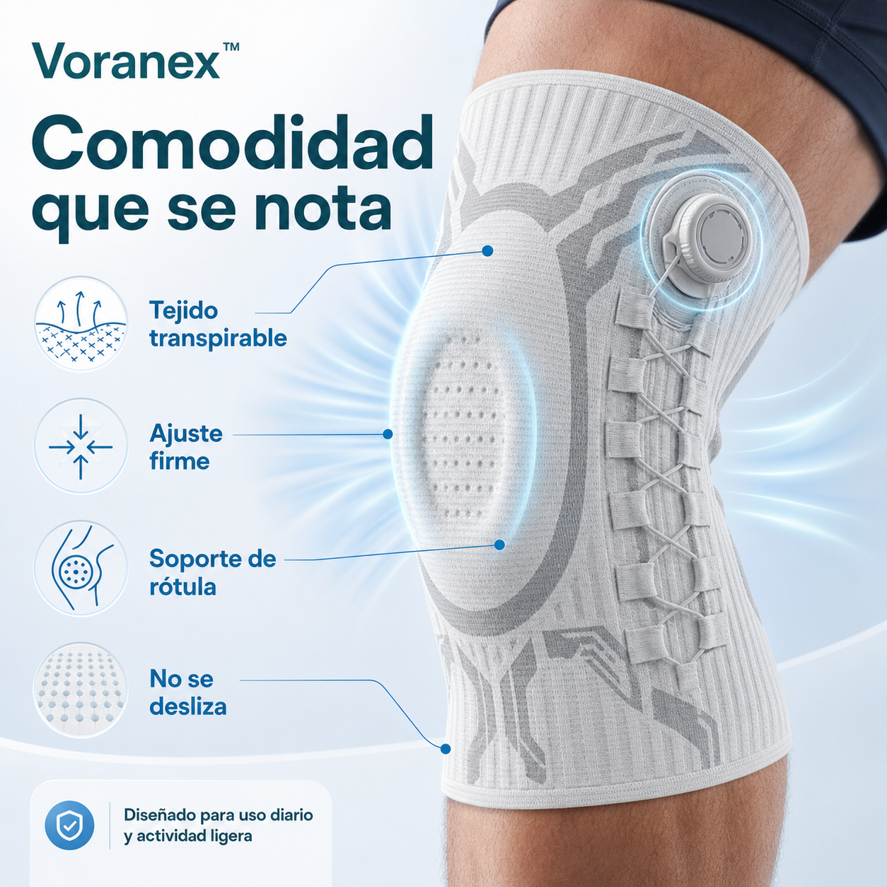 Voranex™ - Rodillera Ortopédica Ajustable