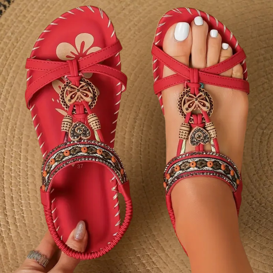 Soléa Sandals – Estilo Bohemio con Comodidad Ortopédica