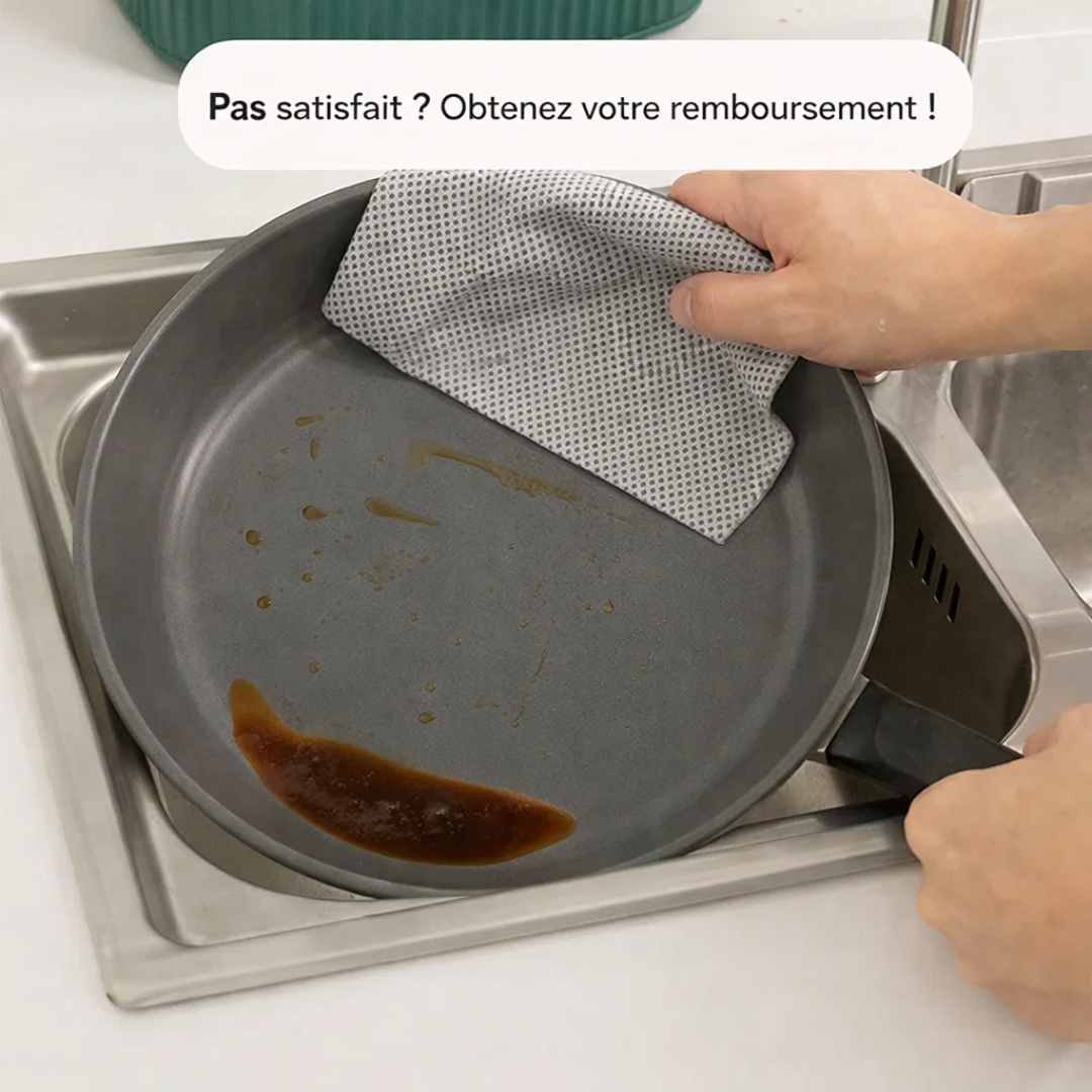 SparkCloth™ – Nettoyage puissant, sans traces