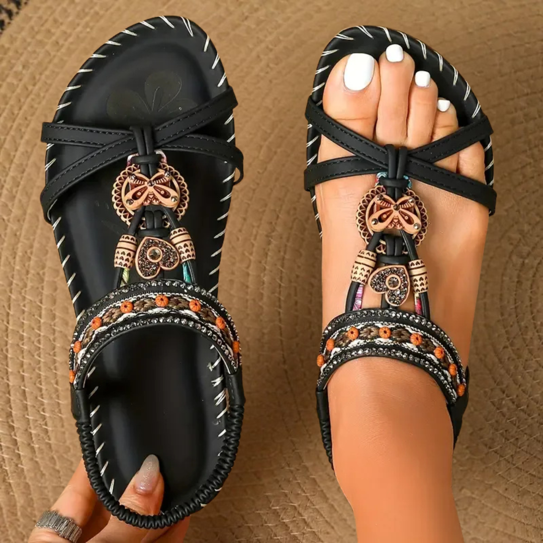 Soléa Sandals – Estilo Bohemio con Comodidad Ortopédica