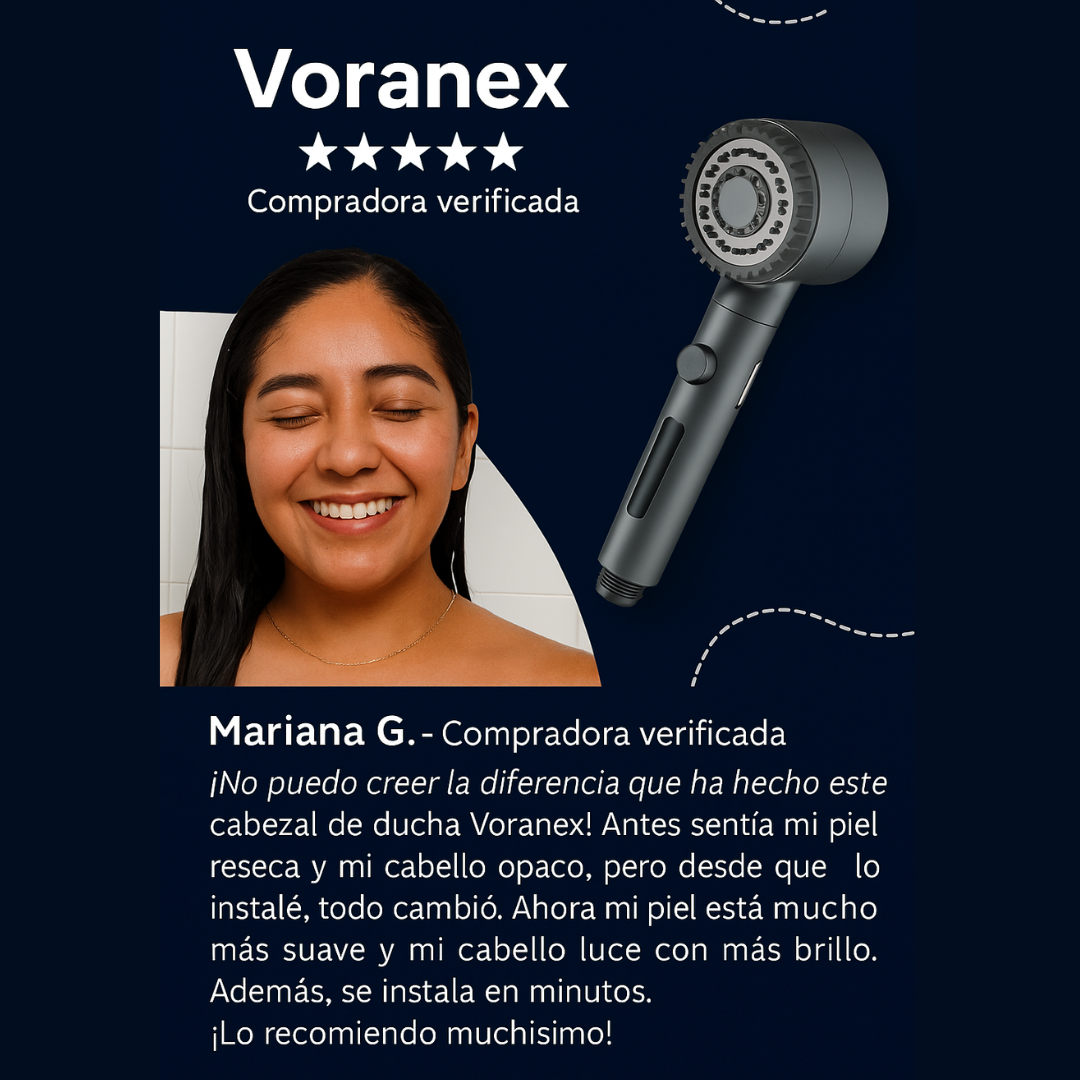 Regadera filtrante Voranex™