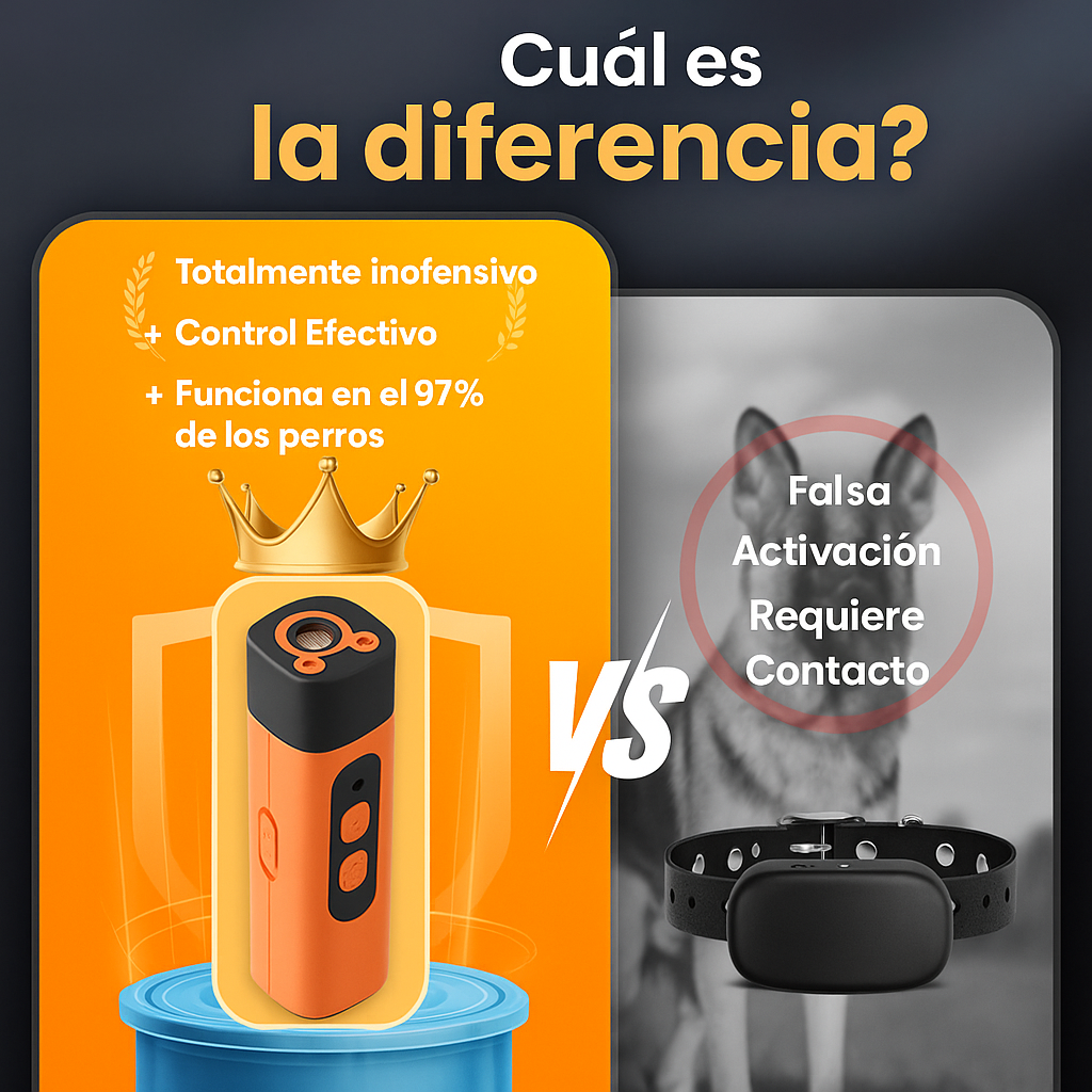 Voranex™ - Disuasor ultrasónico de ladridos para perros