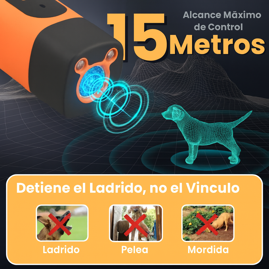 Voranex™ - Disuasor ultrasónico de ladridos para perros