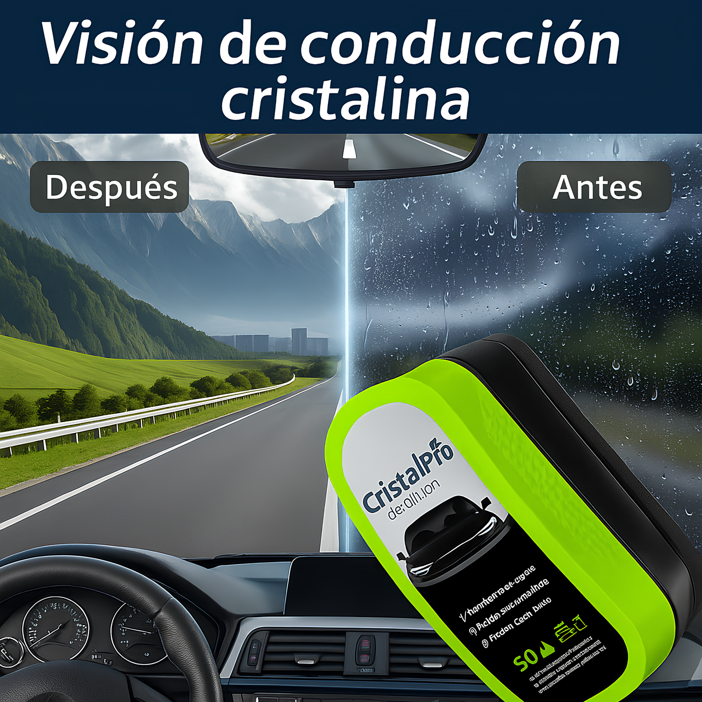 CristalPro™ - Visibilidad total en cualquier clima
