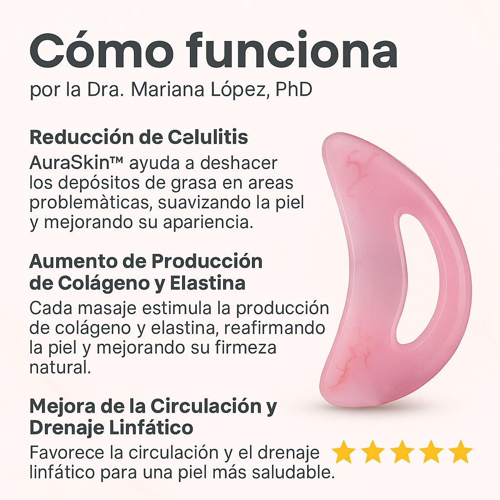AuraSkin™ - Masajeador Gua Sha Corporal