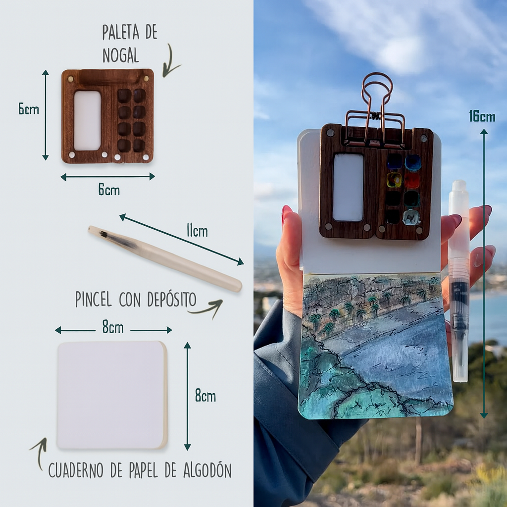 Voranex™ - Kit de acuarela en miniatura
