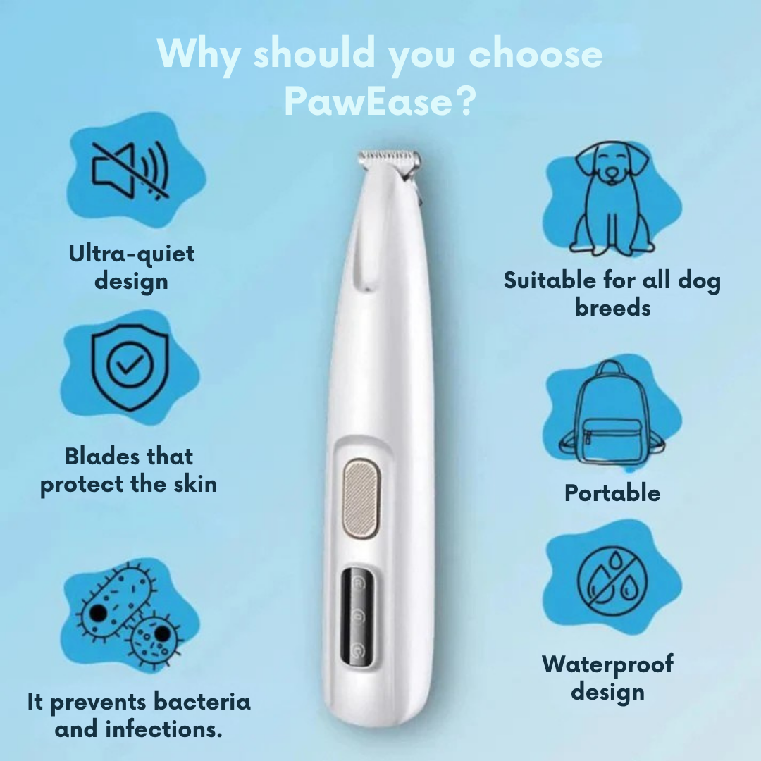 PawEase™ – Gentle Paw Hair Trimmer