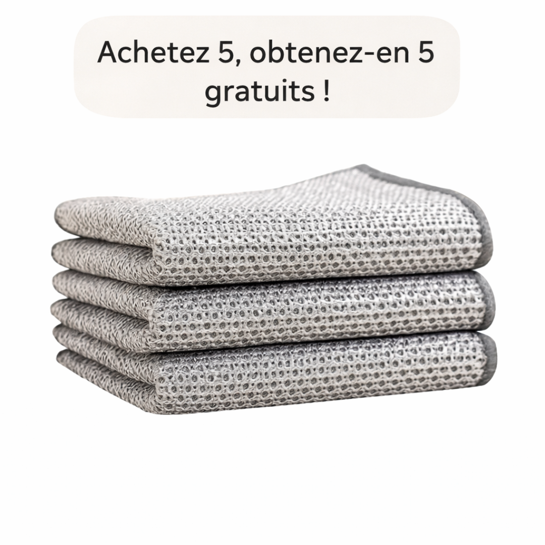 SparkCloth™ – Nettoyage puissant, sans traces