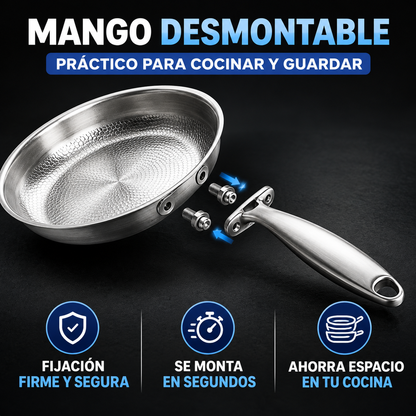 Voranex™ – Sartén de Titanio Puro sin PFAS