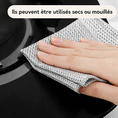 SparkCloth™ – Nettoyage puissant, sans traces