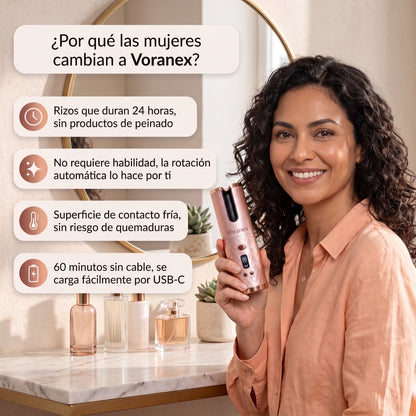 Voranex™ - Rizador Automático Inalámbrico