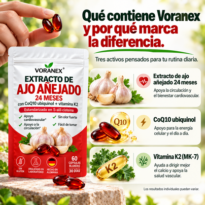 Voranex™ Ajo Negro Fermentado