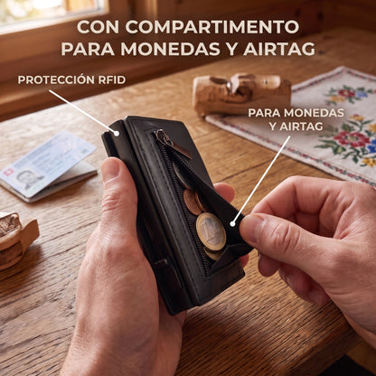Voranex™ - Cartera Anti-Clonación RFID