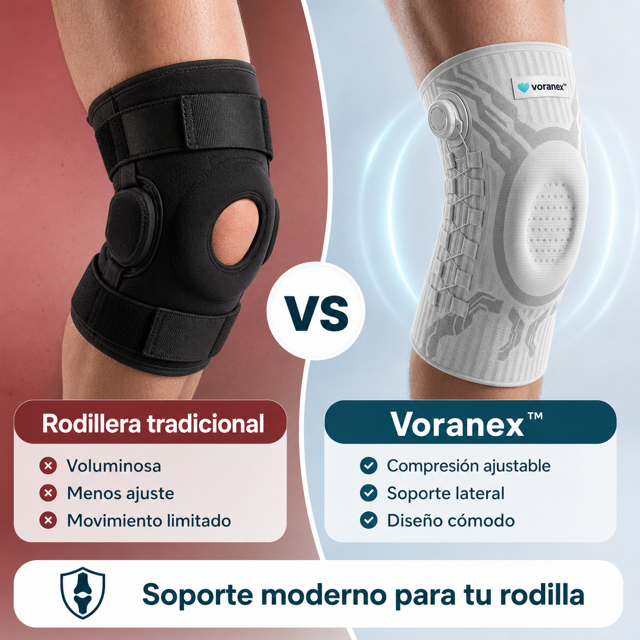Voranex™ - Rodillera Ortopédica Ajustable