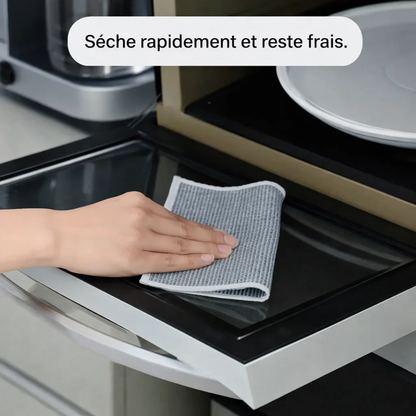 SparkCloth™ – Nettoyage puissant, sans traces