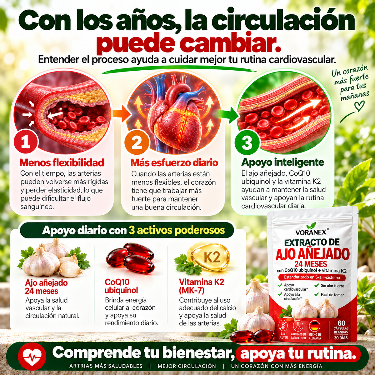 Voranex™ Ajo Negro Fermentado