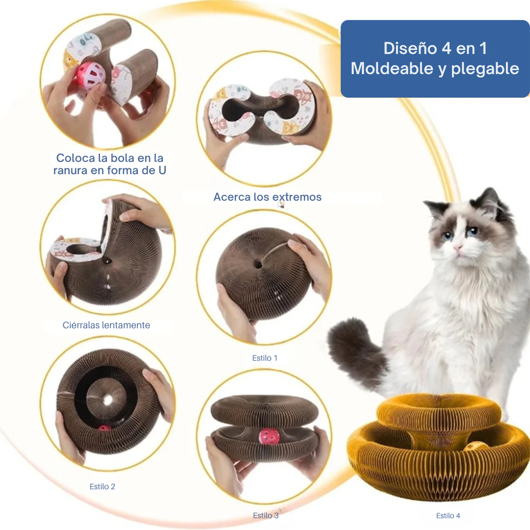 PawHaven Scratcher – Alivio de Estrés Felino Voranex™