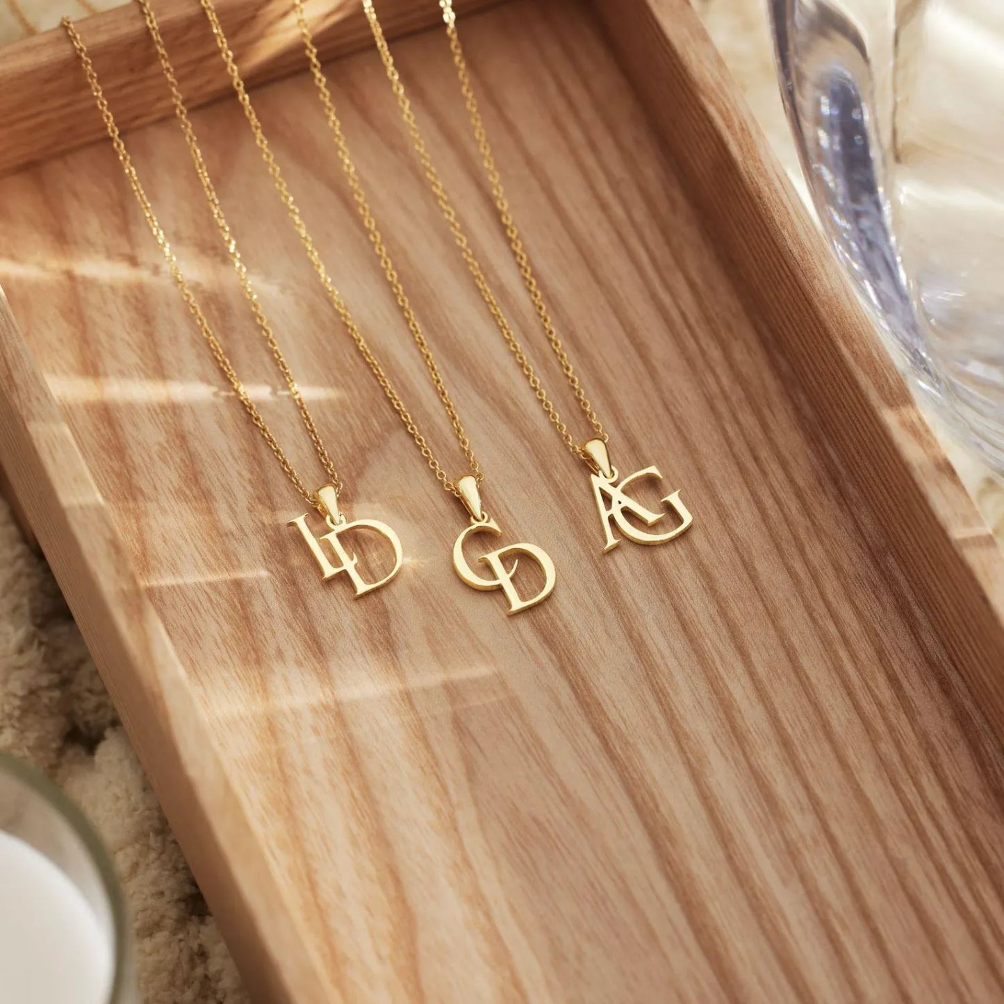 AurynGold™ – Personalized 18K Initial Necklace