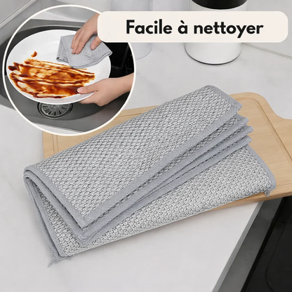 SparkCloth™ – Nettoyage puissant, sans traces