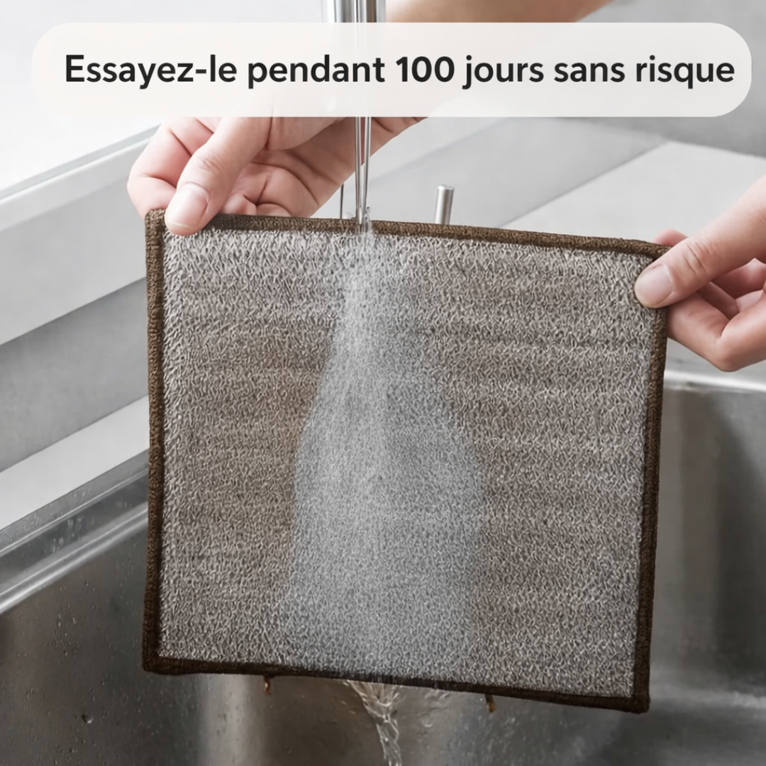 SparkCloth™ – Nettoyage puissant, sans traces