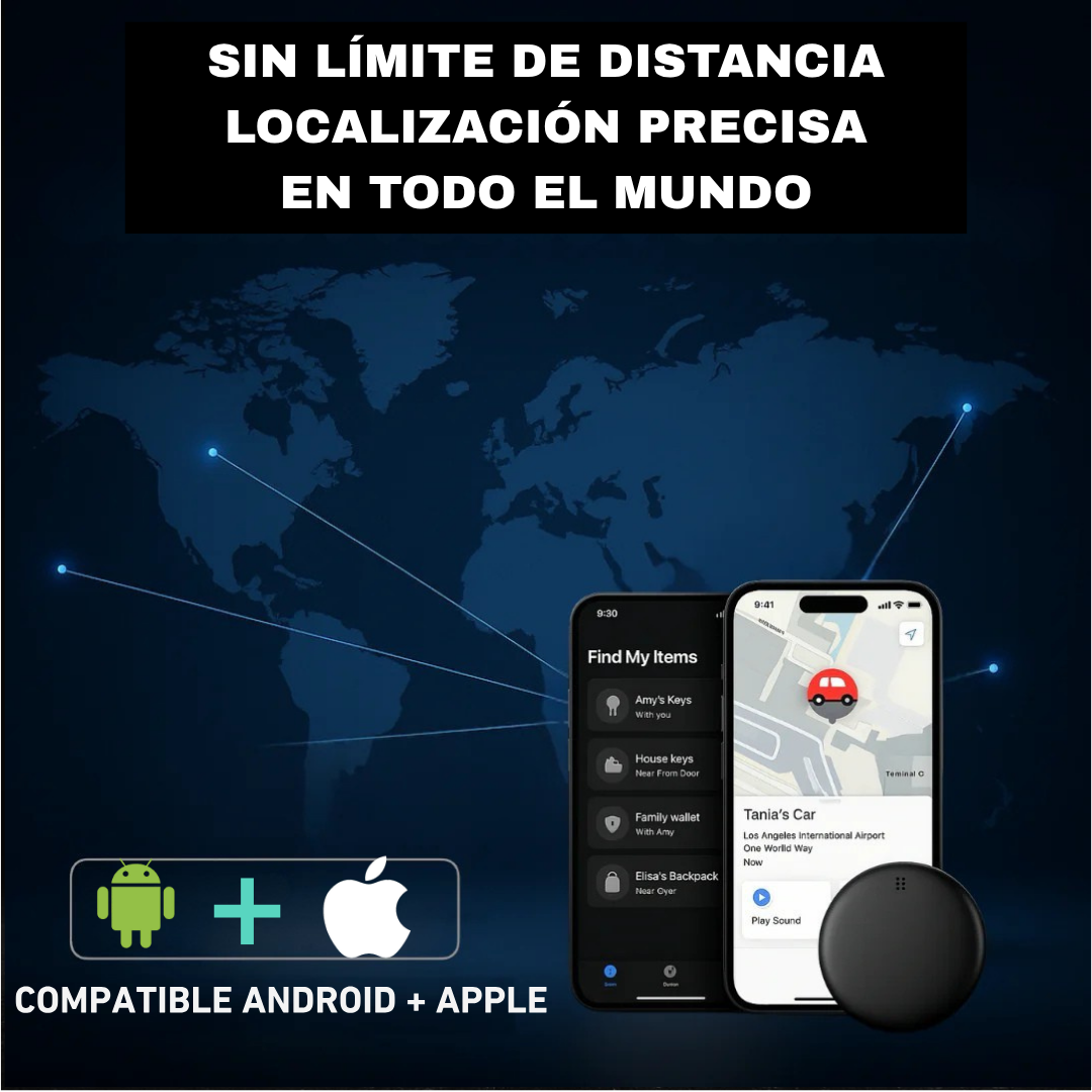 Voranex™ - Rastreador GPS preciso sin suscripción (Android/Apple)