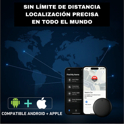 Voranex™ - Rastreador GPS preciso sin suscripción (Android/Apple)