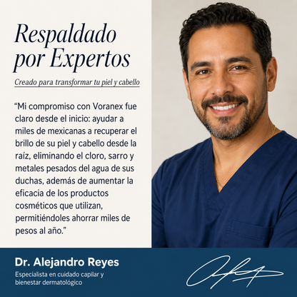 Regadera filtrante Voranex™