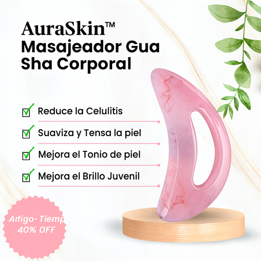 AuraSkin™ - Masajeador Gua Sha Corporal