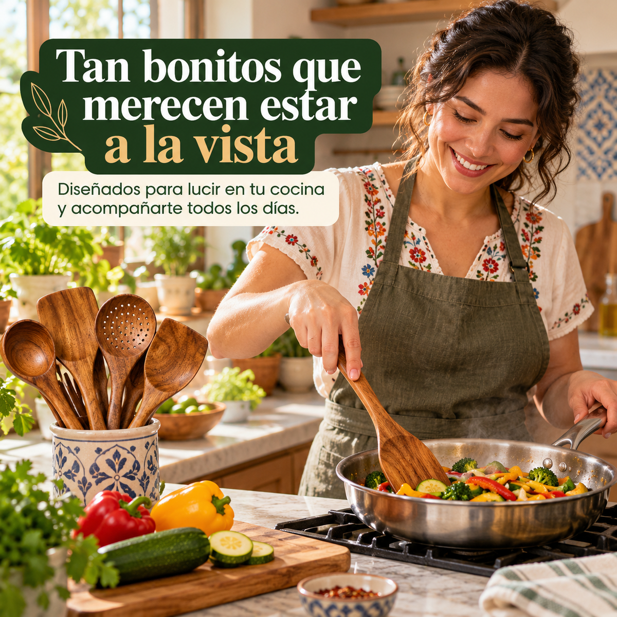 Voranex™ - Set de Utensilios de Acacia