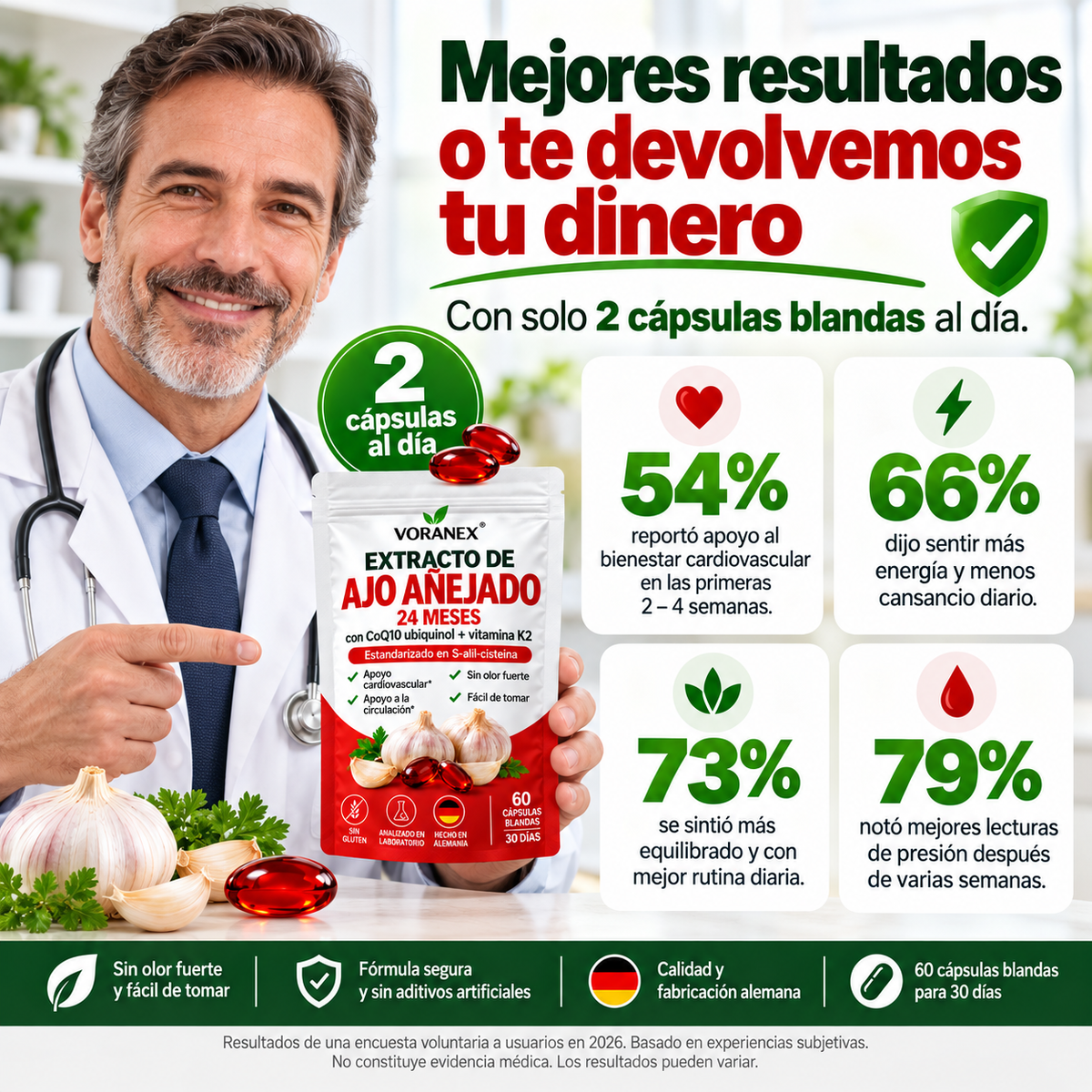 Voranex™ Ajo Negro Fermentado