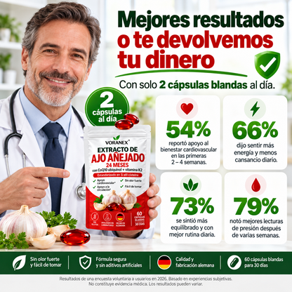 Voranex™ Ajo Negro Fermentado
