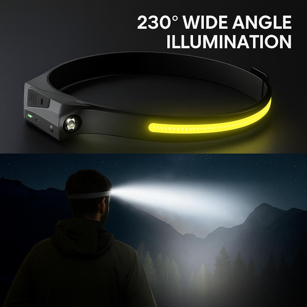 NoctiArc™ – 230° panoramic lighting and hands-free control