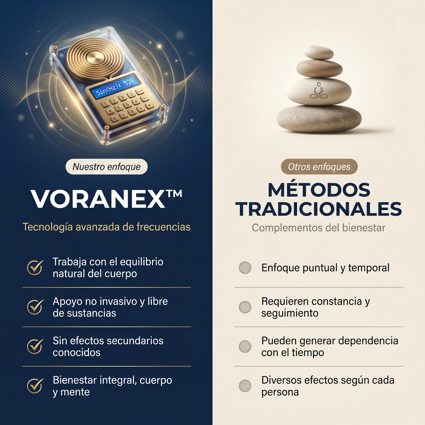 Voranex™ - Dispositivo de terapia de frecuencia