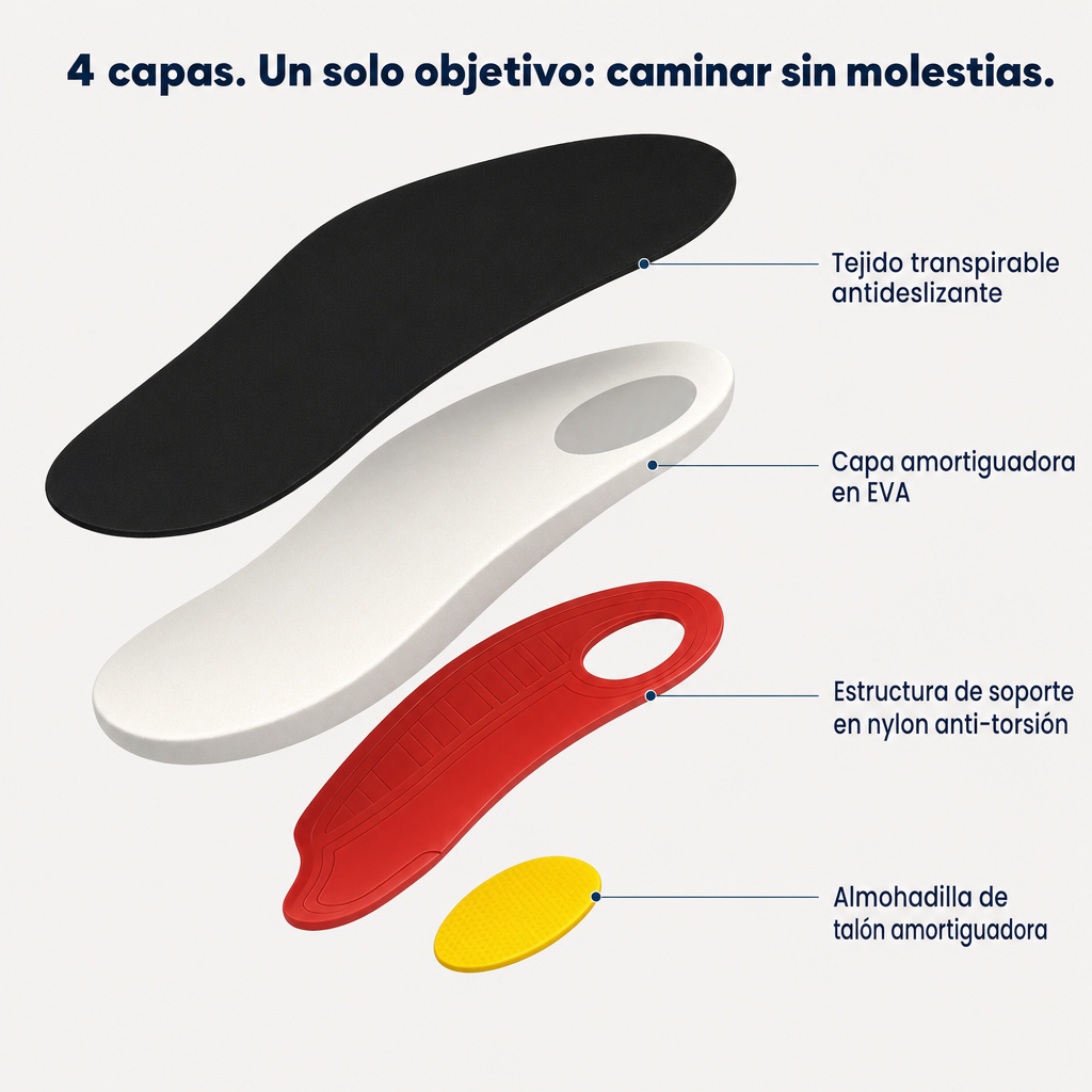 Arcofirme™ -  Soporte firme para caminar sin molestias todo el día